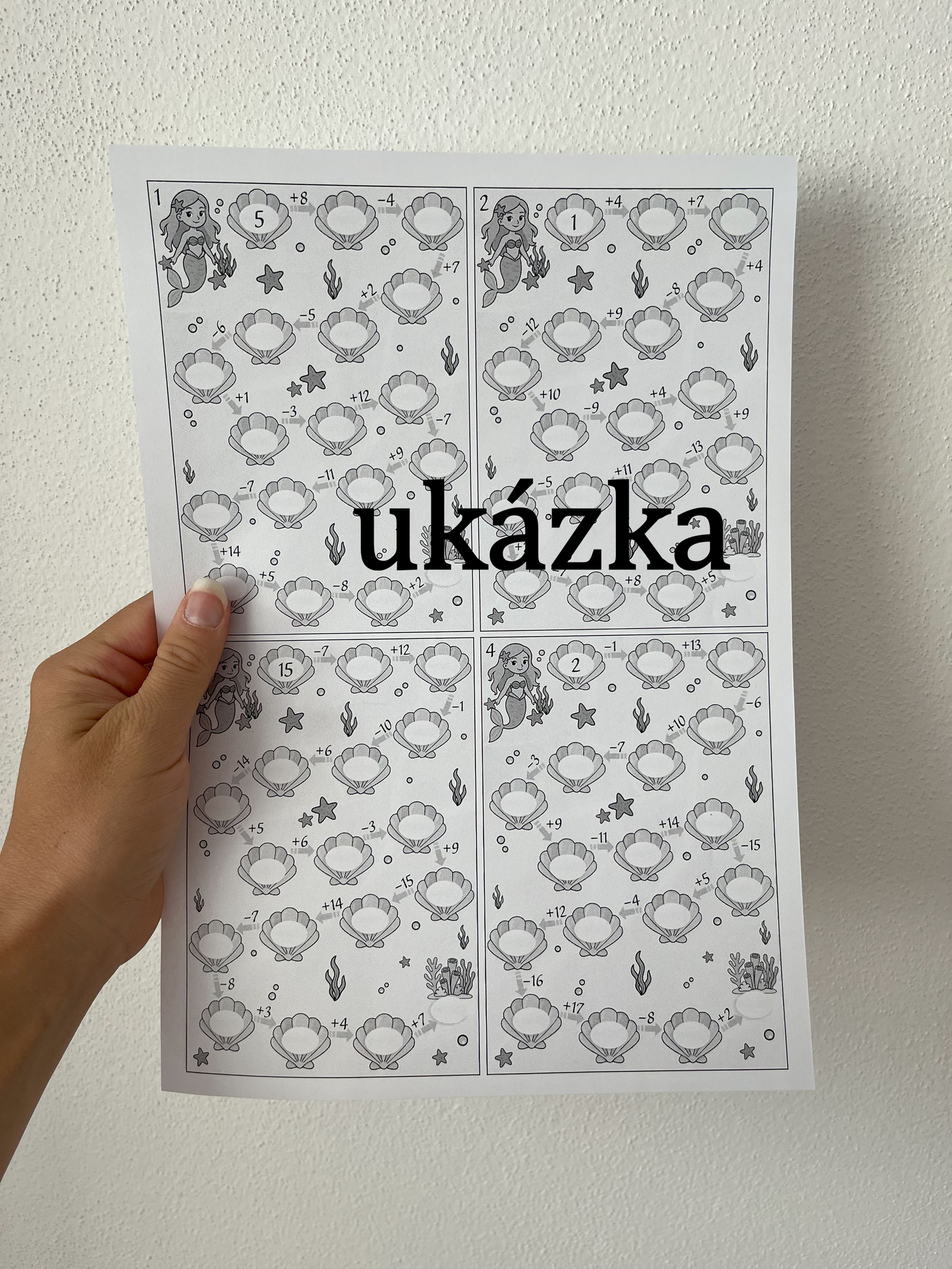 Matematické řetězce – mořský svět