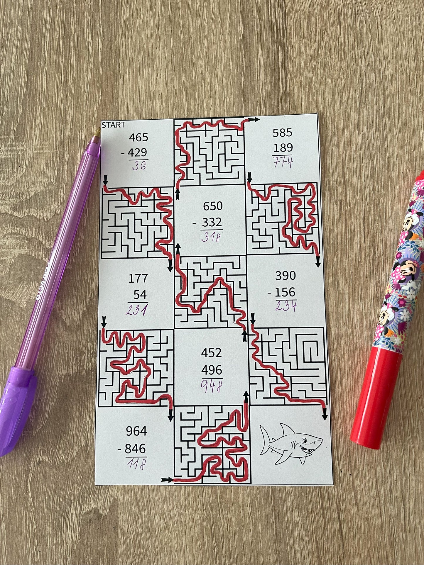 Bludišťová matematika