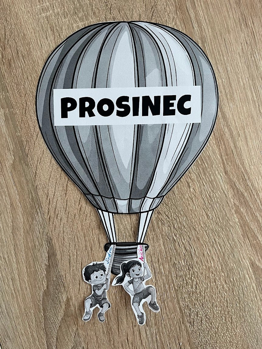 Narozeninovník - horkovzdušný balón