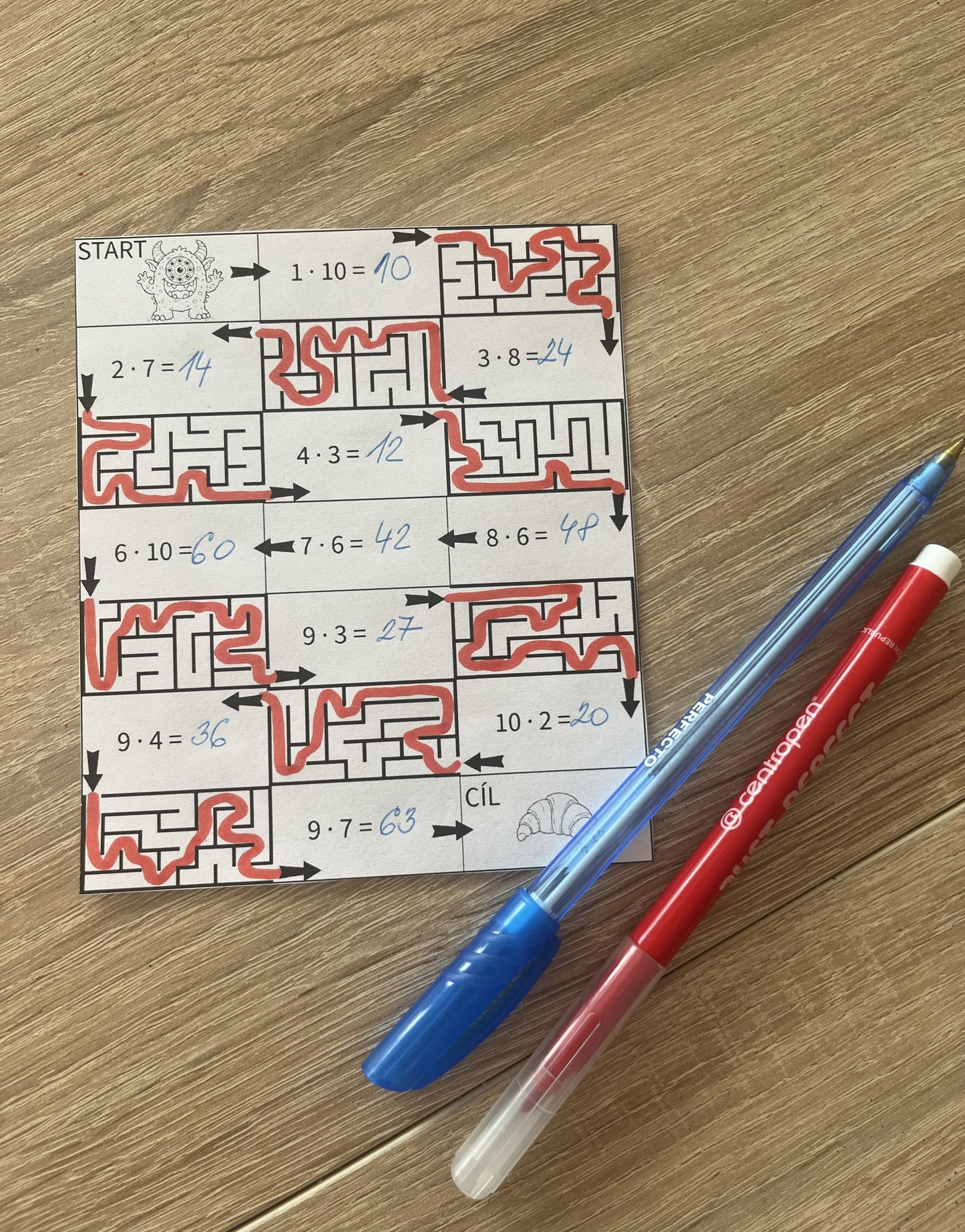 Bludišťová matematika 3