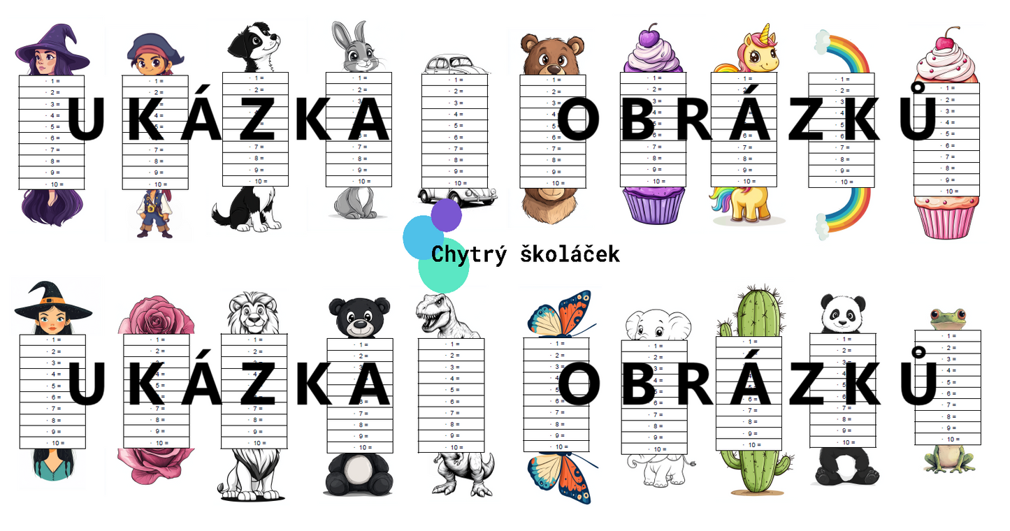 Násobilka - skládačka