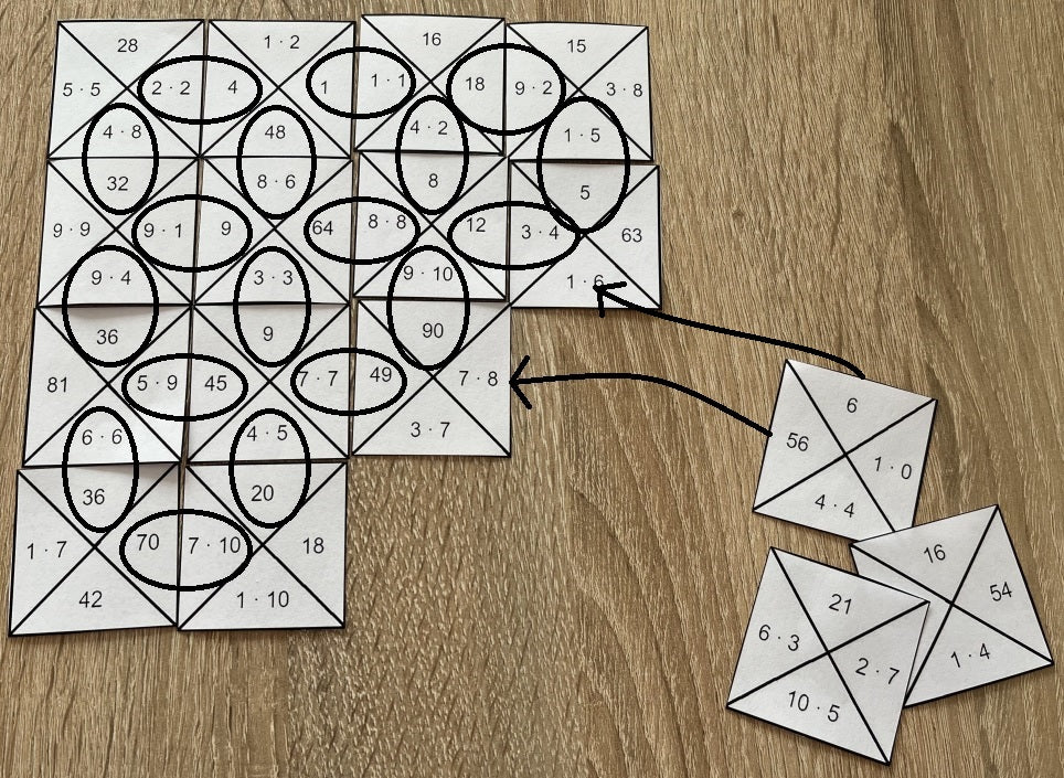 Kvadromino - matematické puzzle