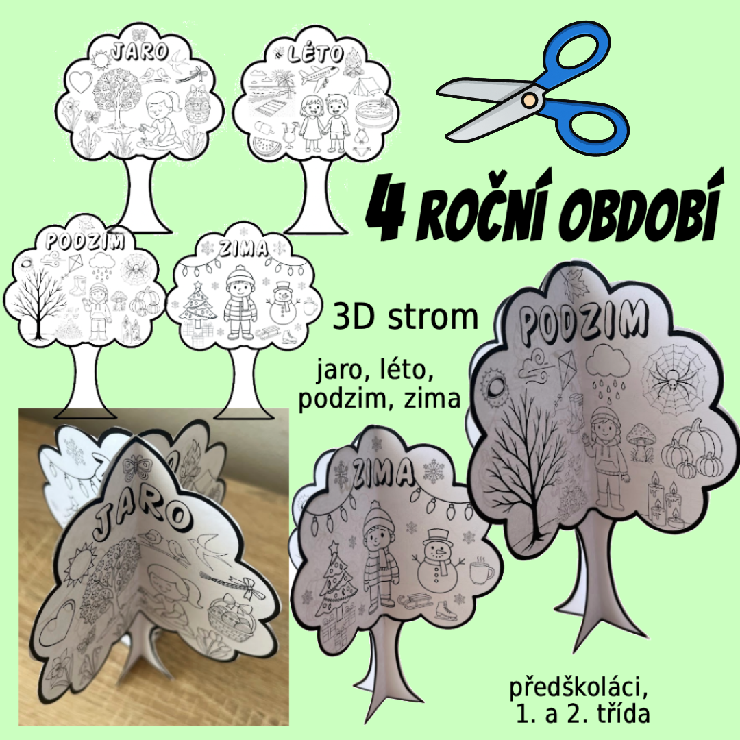 4 roční období - strom
