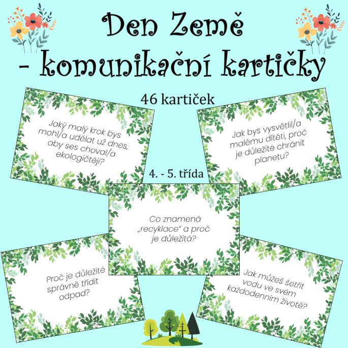 Den Země - komunikační kartičky