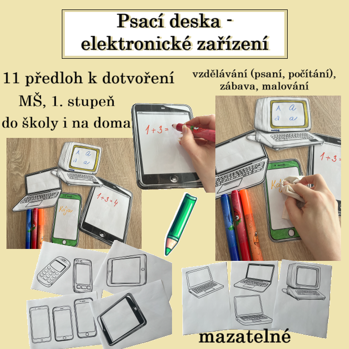 Psací deska - elektronické zařízení