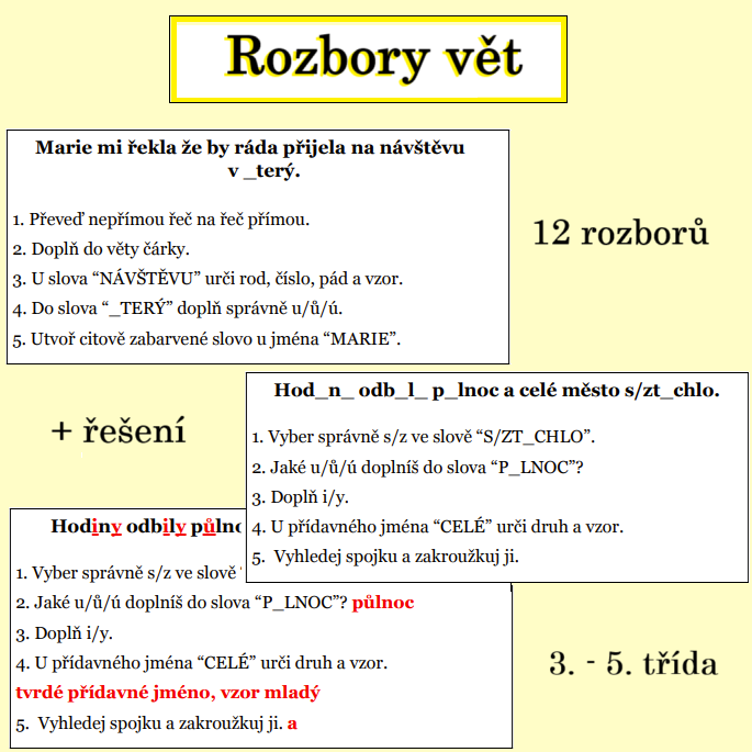Rozbory vět