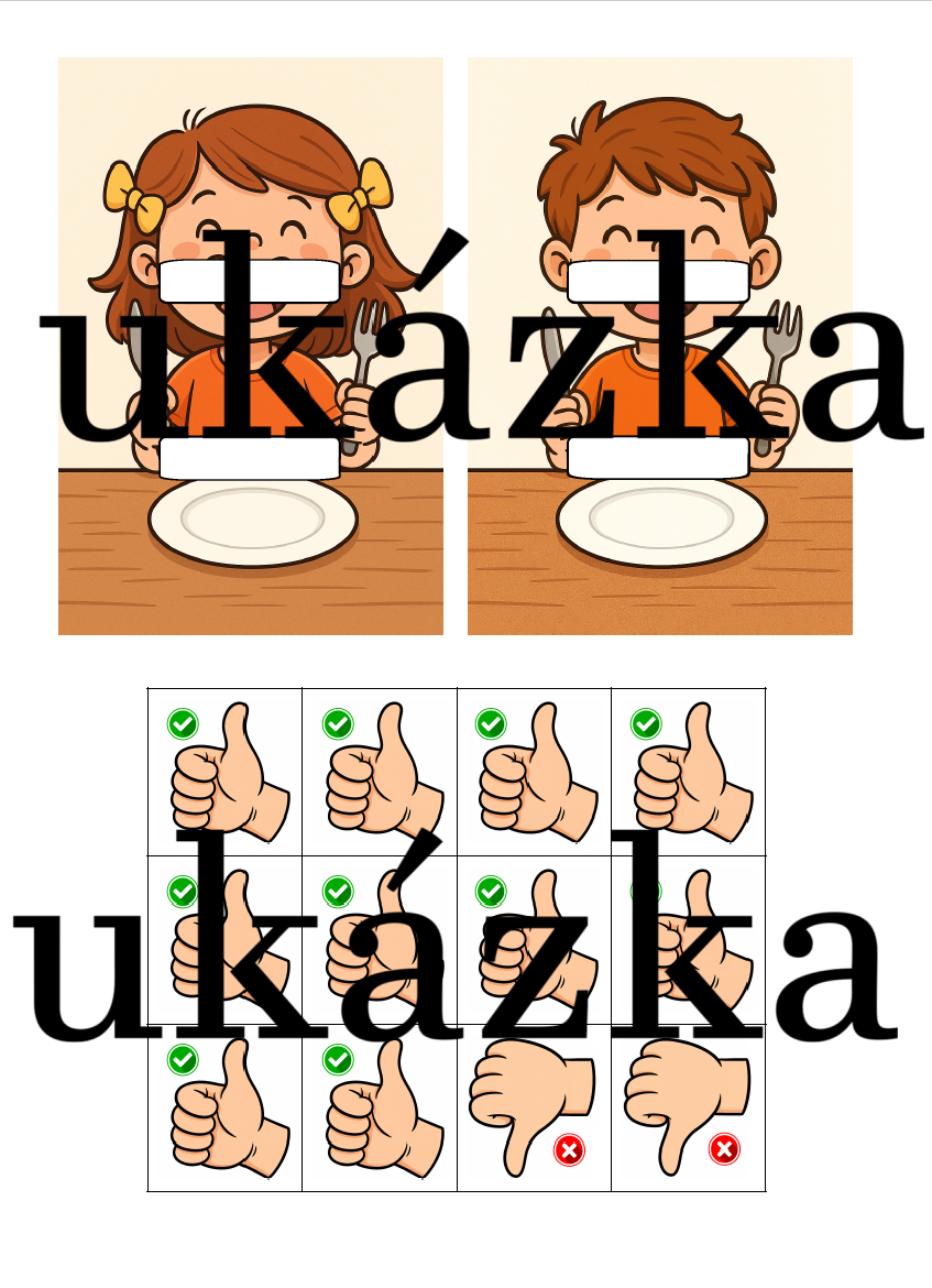 Zdravé a nezdravé potraviny/jídlo