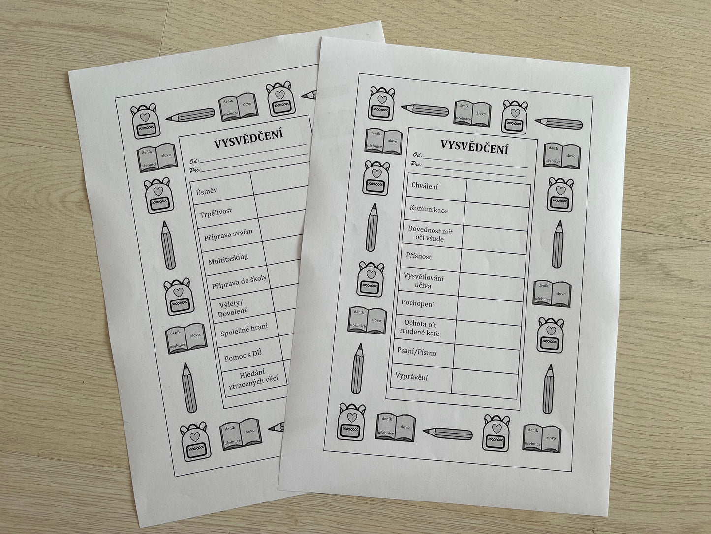 Vysvědčení trochu jinak