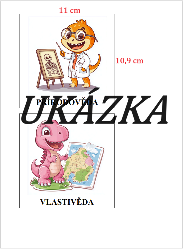 Rozvrh hodin - dinosauři