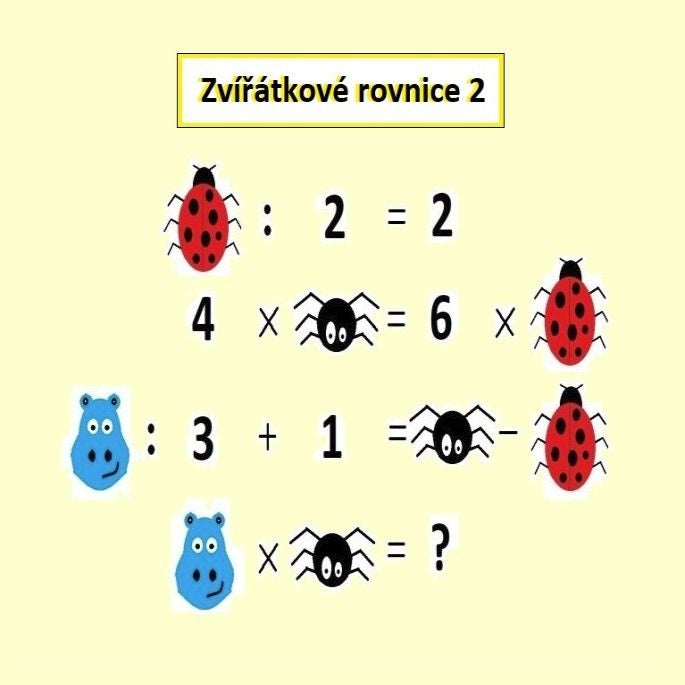 Zvířátkové rovnice 2