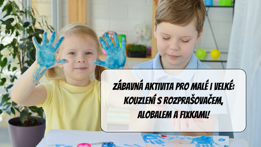 Zábavná aktivita pro malé i velké: Kouzlení s rozprašovačem, alobalem a fixkami!