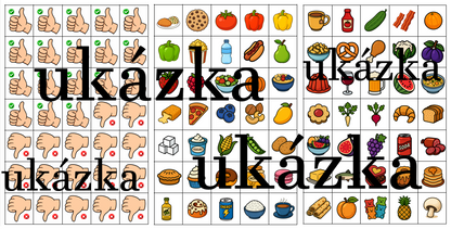 Zdravé a nezdravé potraviny/jídlo - kartičky (doplňková sada)