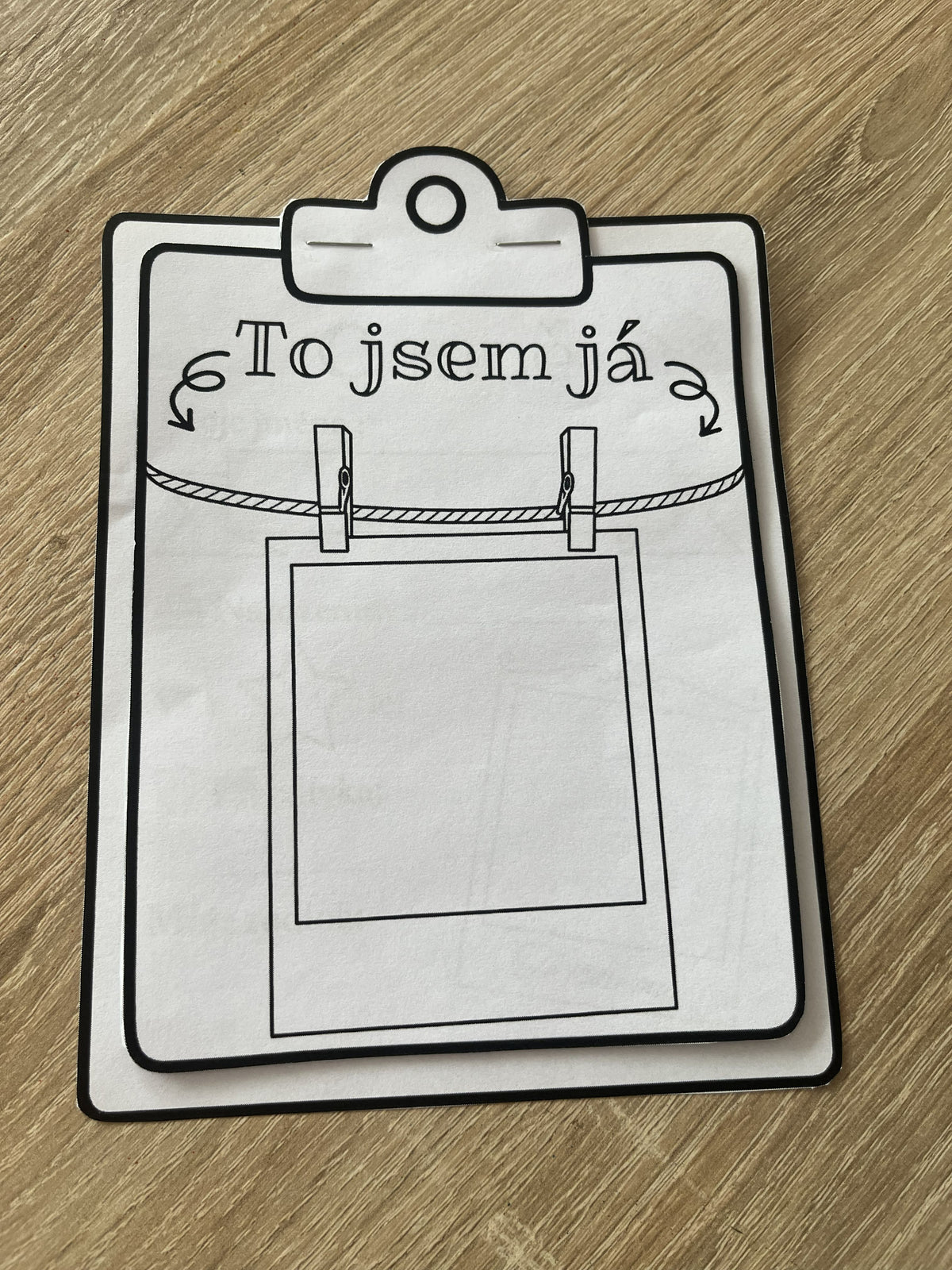 To jsem já - psací podložka