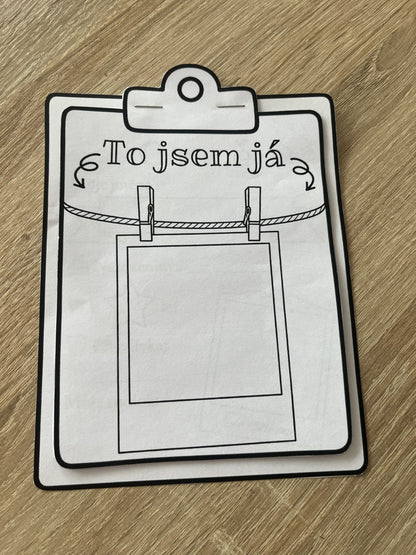 To jsem já - psací podložka