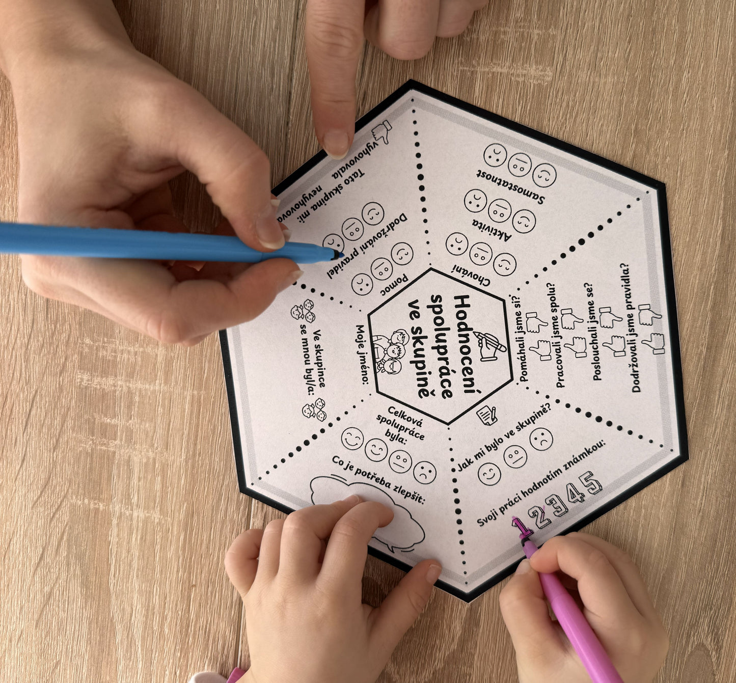 Hexagon - reflexe spolupráce