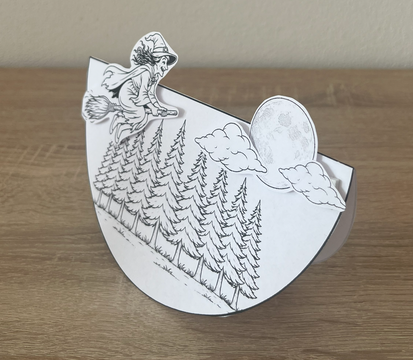 Čarodějnice - 3D dekorace
