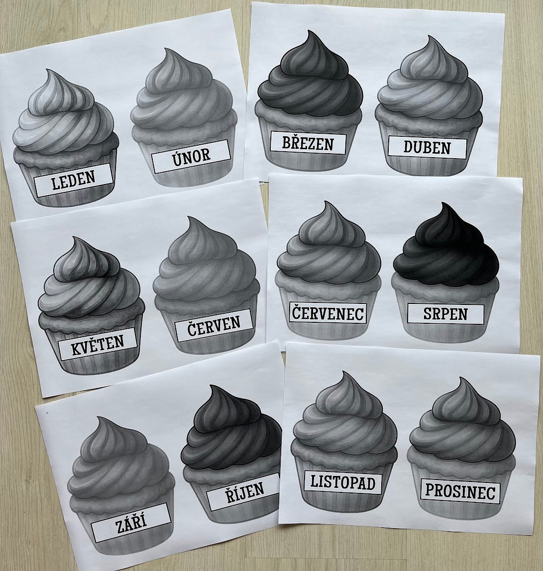 Narozeninovník - muffiny a svíčky