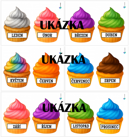 Narozeninovník - muffiny a svíčky