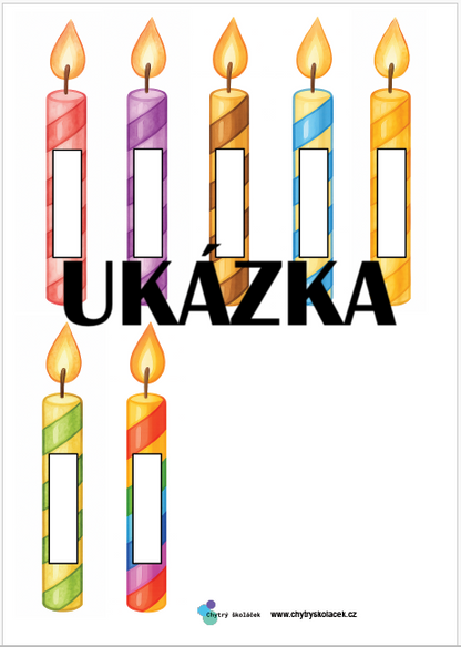 Narozeninovník - muffiny a svíčky