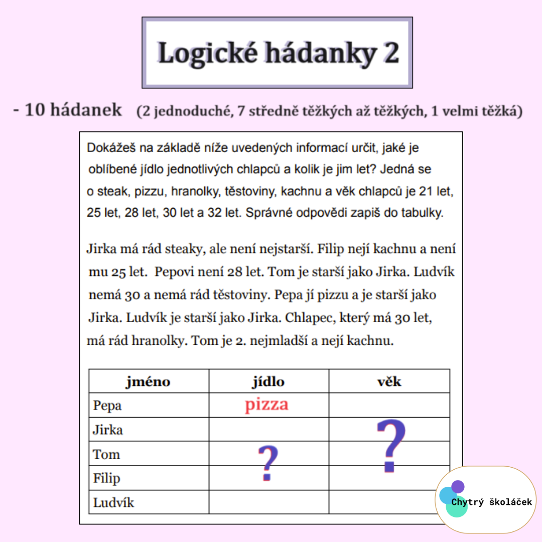 Logické hádanky 2