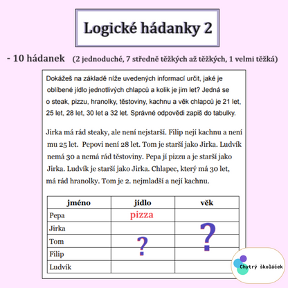 Logické hádanky 2
