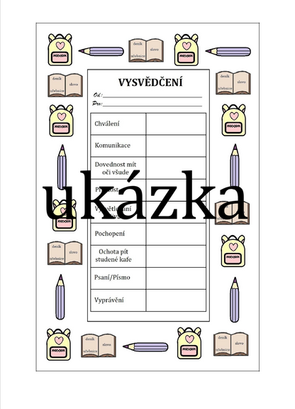 Vysvědčení trochu jinak
