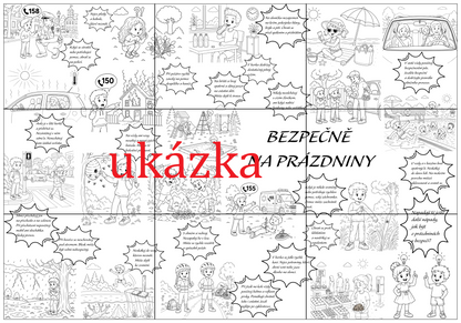 Bezpečně na prázdniny - kooperativní obraz