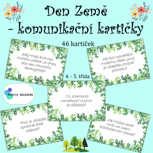 Den Země - komunikační kartičky