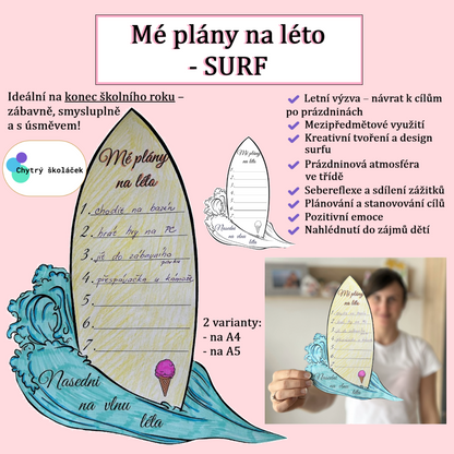 Mé plány na léto - SURF