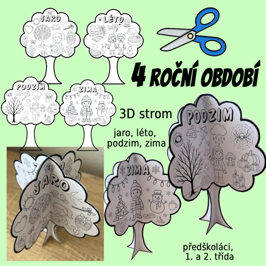 4 roční období - strom