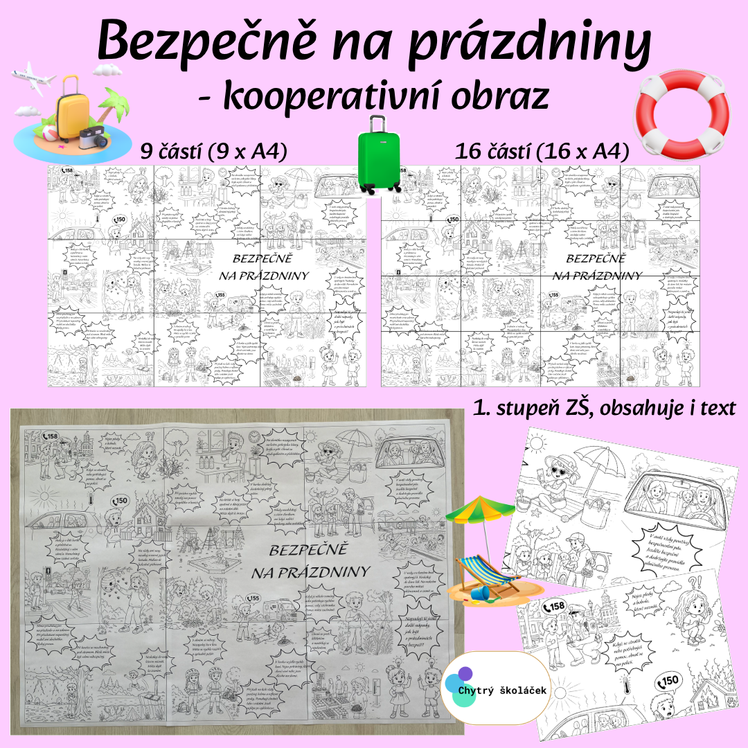 Bezpečně na prázdniny - kooperativní obraz