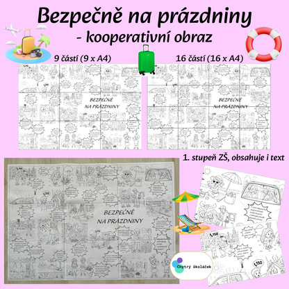 Bezpečně na prázdniny - kooperativní obraz