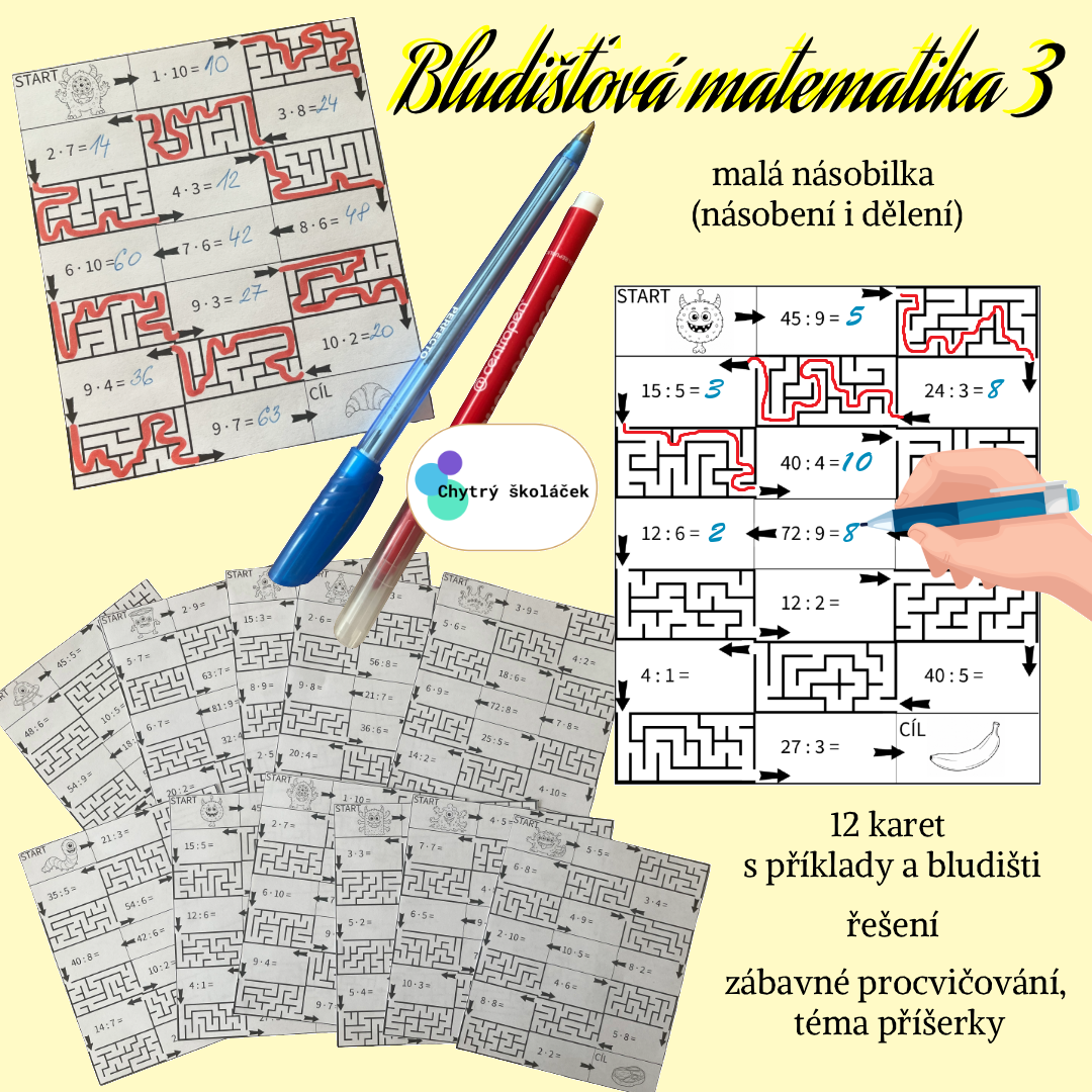 Bludišťová matematika 3