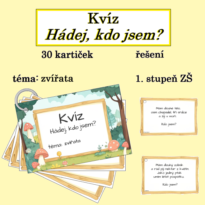 Kvíz - Hádej, kdo jsem? (zvířata)