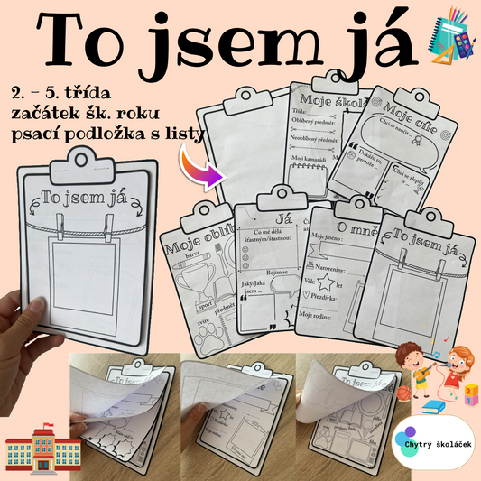 To jsem já - psací podložka