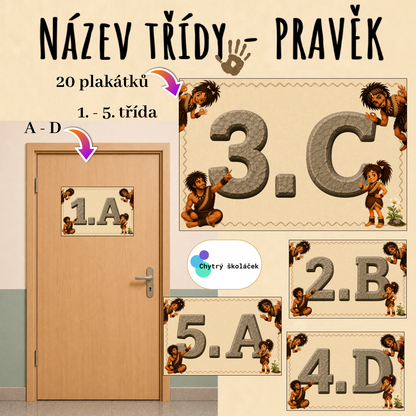 Výzdoba PRAVĚK - balíček (předprodej)