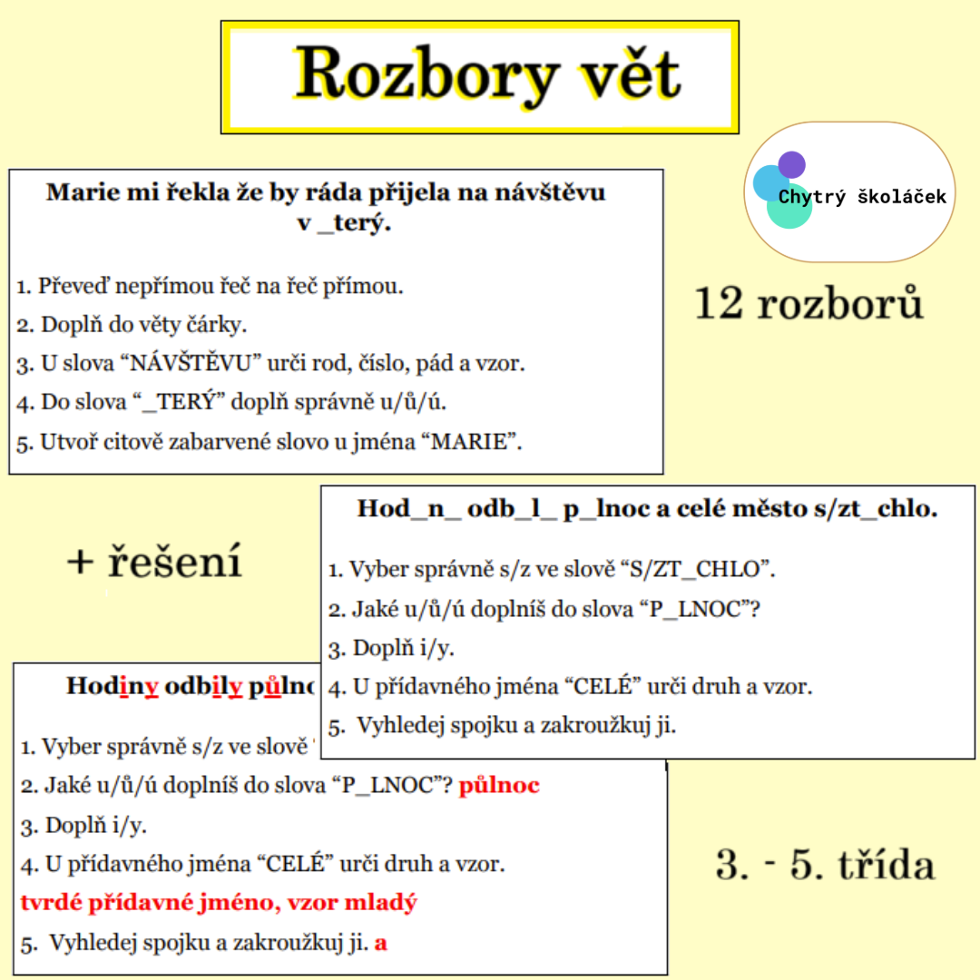 Rozbory vět