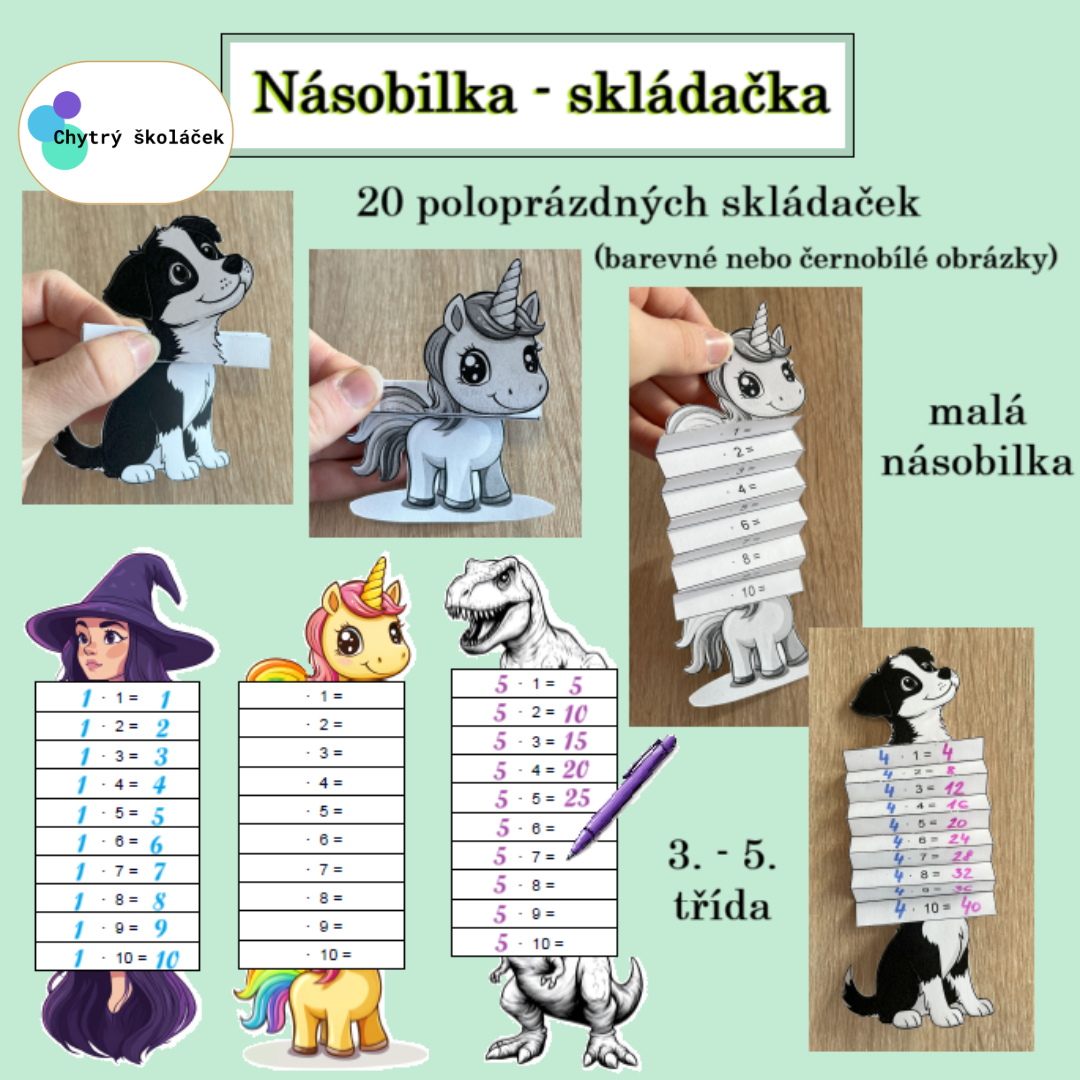 Násobilka - skládačka