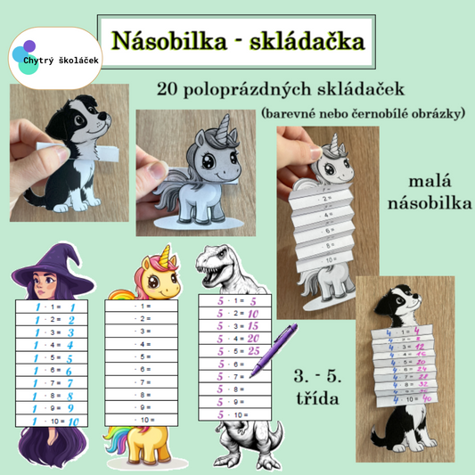 Násobilka - skládačka
