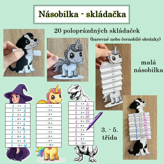 Násobilka - skládačka