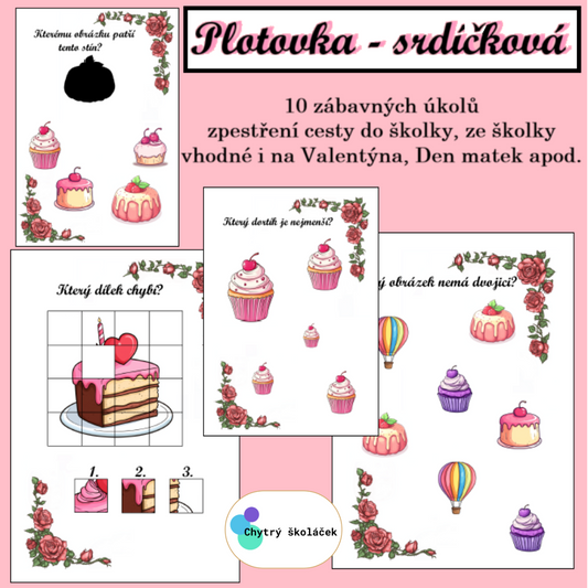Plotovka - srdíčková