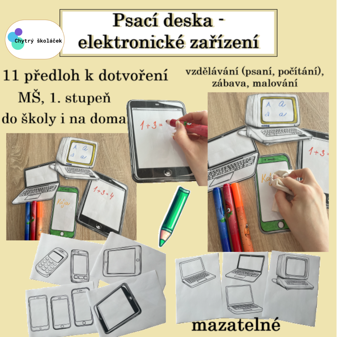 Psací deska - elektronické zařízení