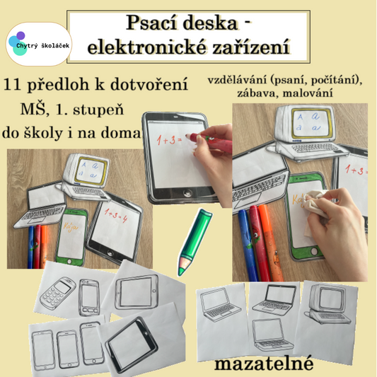 Psací deska - elektronické zařízení