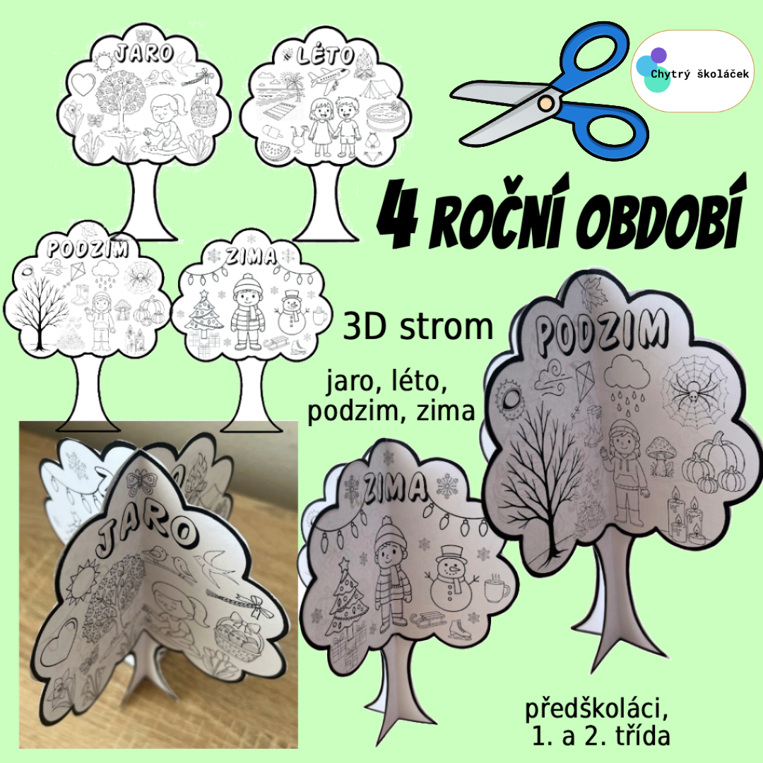 4 roční období - strom