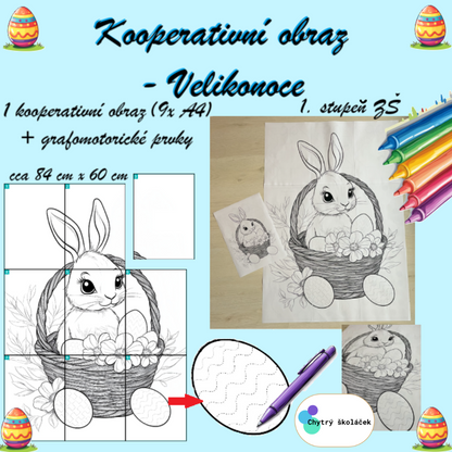 Velikonoce - kooperativní obraz