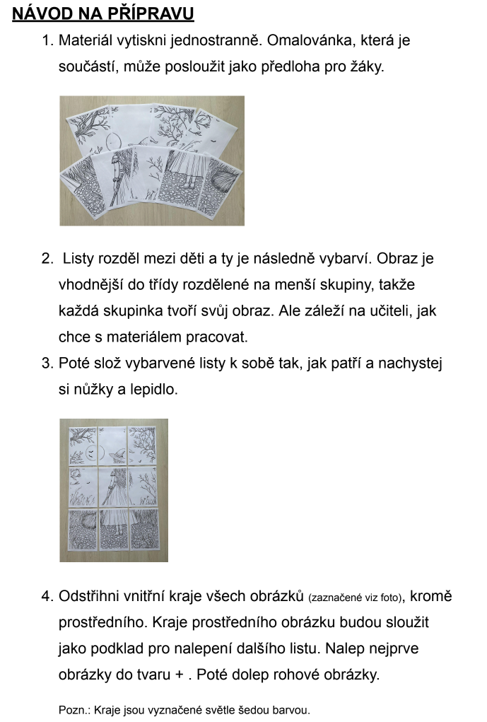 Čarodějnice - kooperativní obraz