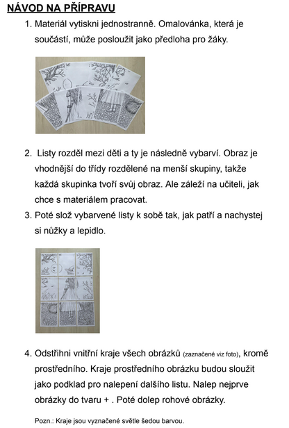 Čarodějnice - kooperativní obraz