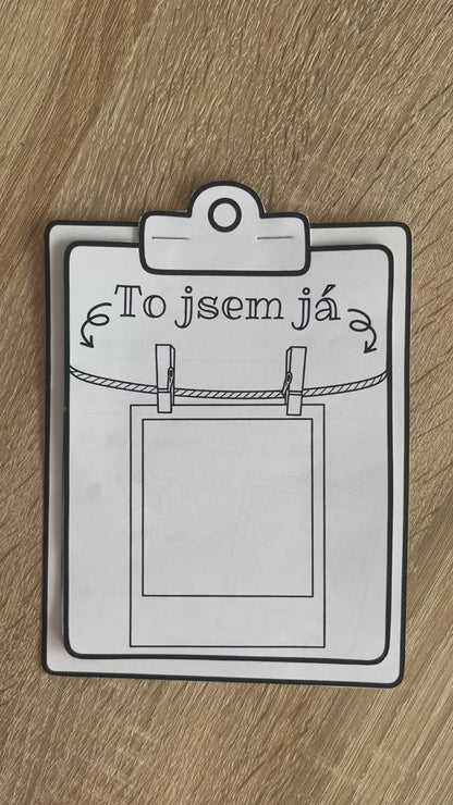 To jsem já - psací podložka