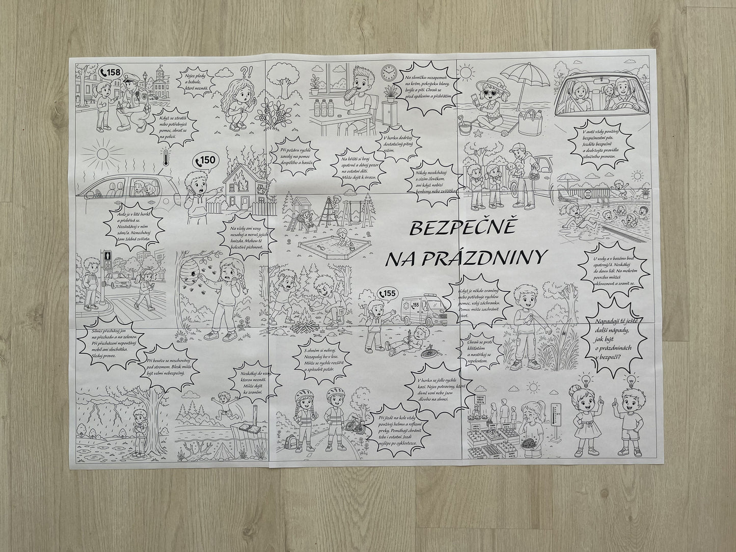 Bezpečně na prázdniny - kooperativní obraz