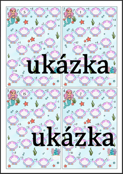 Matematické řetězce  – mořský svět